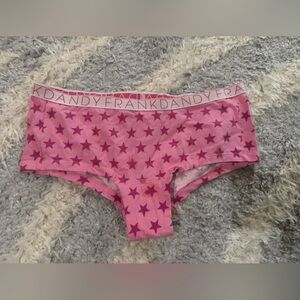 Pink Star Patterned Underwear frank dandy